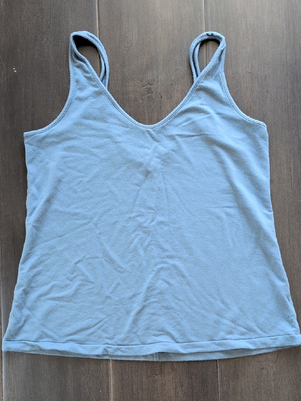 Lululemon BeCalm Light Blue V-Neck Tank Top